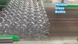 Bouteilles en verre moulé de 5 à 500 ml