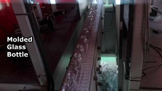 Inspection en ligne pour les bouteilles en verre moulé