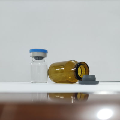 Bouteille en verre médicinale des fioles en verre tubulaires ambre transparentes 20ml