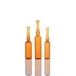 15 ml ampoule en verre cristallin type 1 jaune clair ISO forme B et forme C