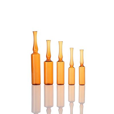 Ampoule en verre borosilicaté faible / neutre ISO Forme B Forme C ampoule liquide USP TYPE I