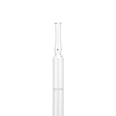Ampoule en verre borosilicate transparente de 10 ml pour médicament lyophilisé ISO et DMF enregistré