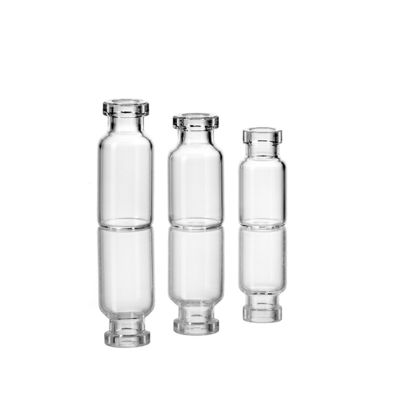 Flacon en verre tubulaire borosilicaté neutre ambré transparent de 3 ml avec une résistance hydrolytique supérieure