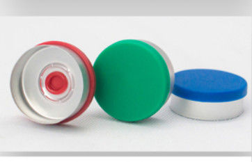 Caps en plastique en aluminium de 20 mm avec logo personnalisé de couleur différente