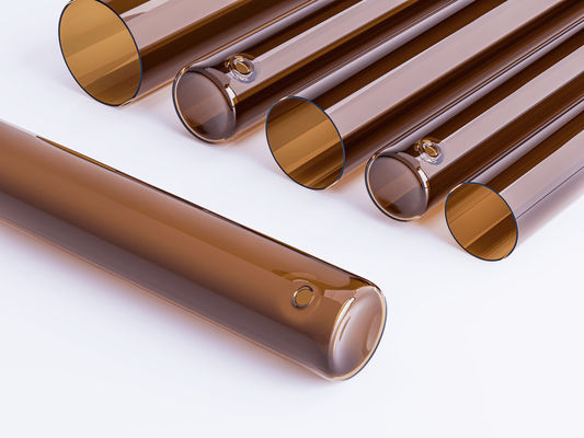Tubes en verre borosilicate d'ambre pour la fabrication d'ampoules et de flacons