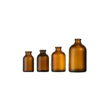 10ml 30ml 100ml Bouteille de réactif en verre ambré Bouteille en verre antibiotique moulée